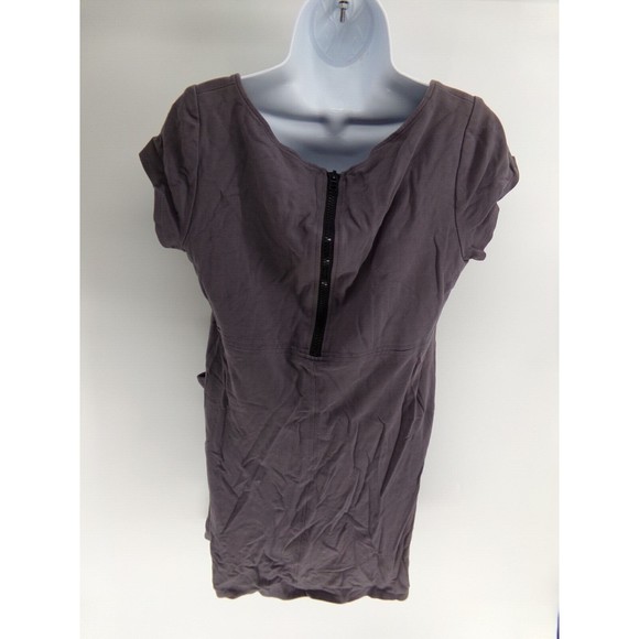 NINE WEST Purple Dress Size 14 Cap Sleeve front Pockets back zipper - Picture 6 of 9
